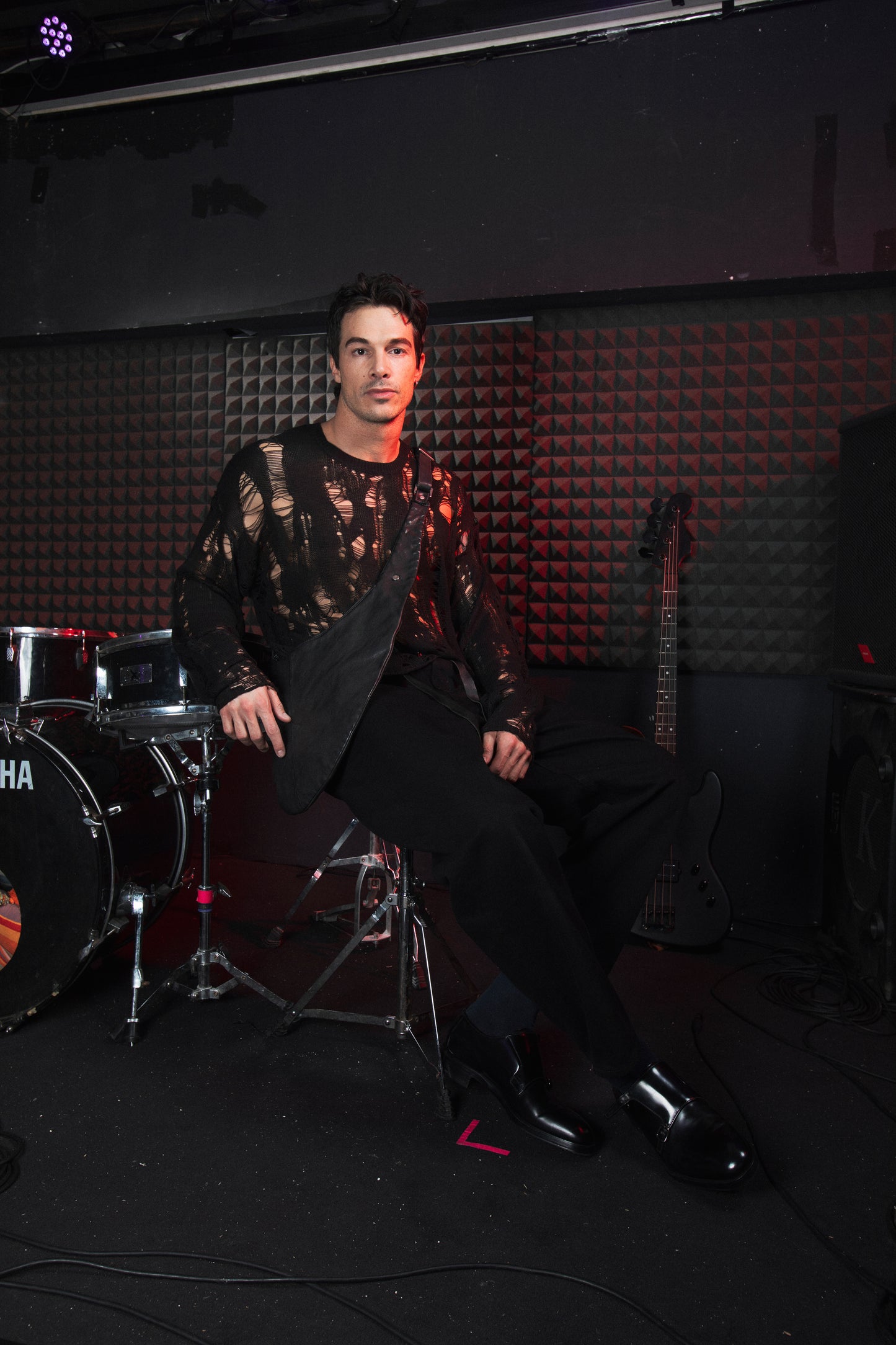 Cross body Nikita in pelle colore taupe