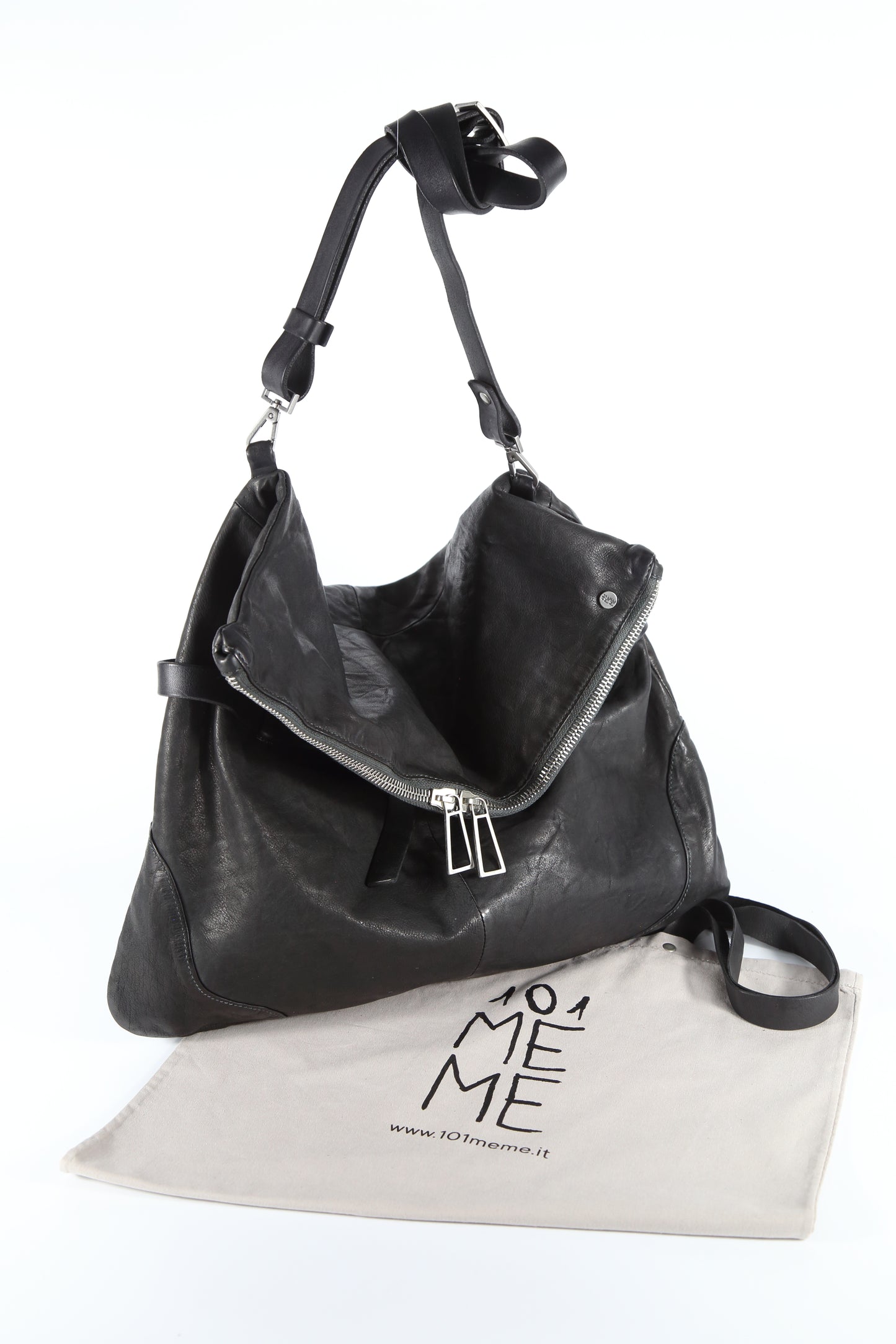 Verdiana one-shoulder bag in terracotta-colored leather