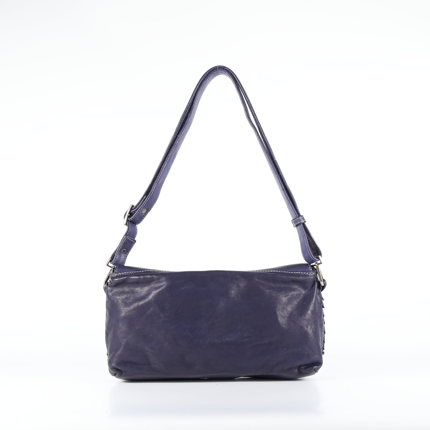 Tracolla Vienne manis in pelle colore violet