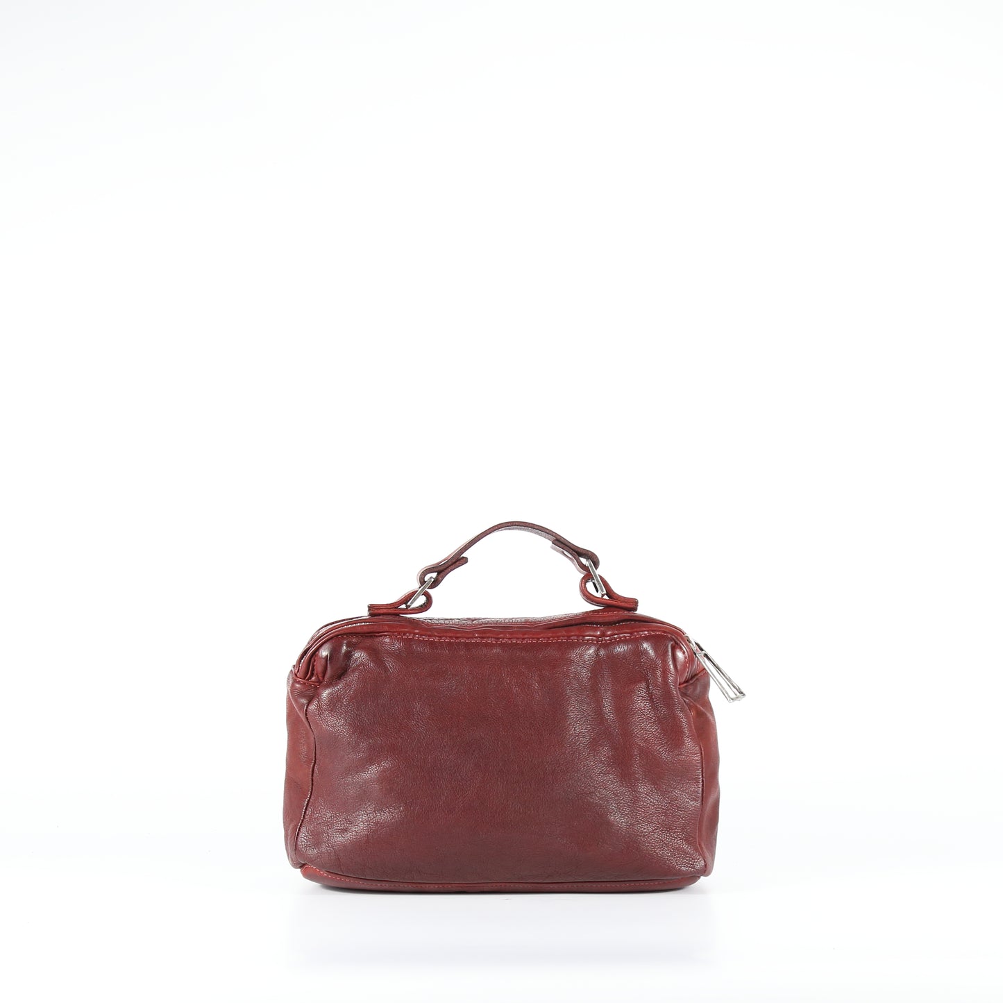 Bauletto Scilla in pelle rosso rubino