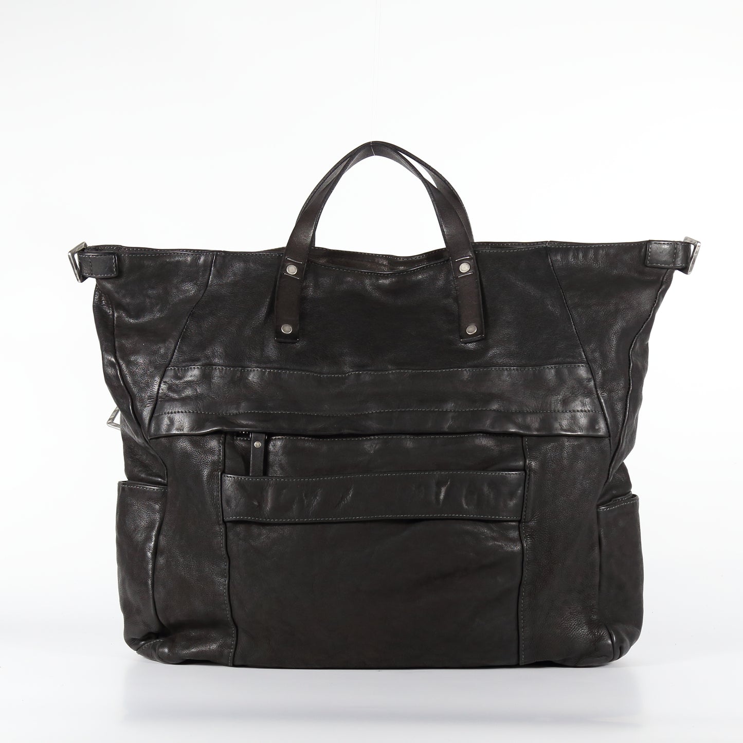 Borsa da lavoro Furio in pelle nera