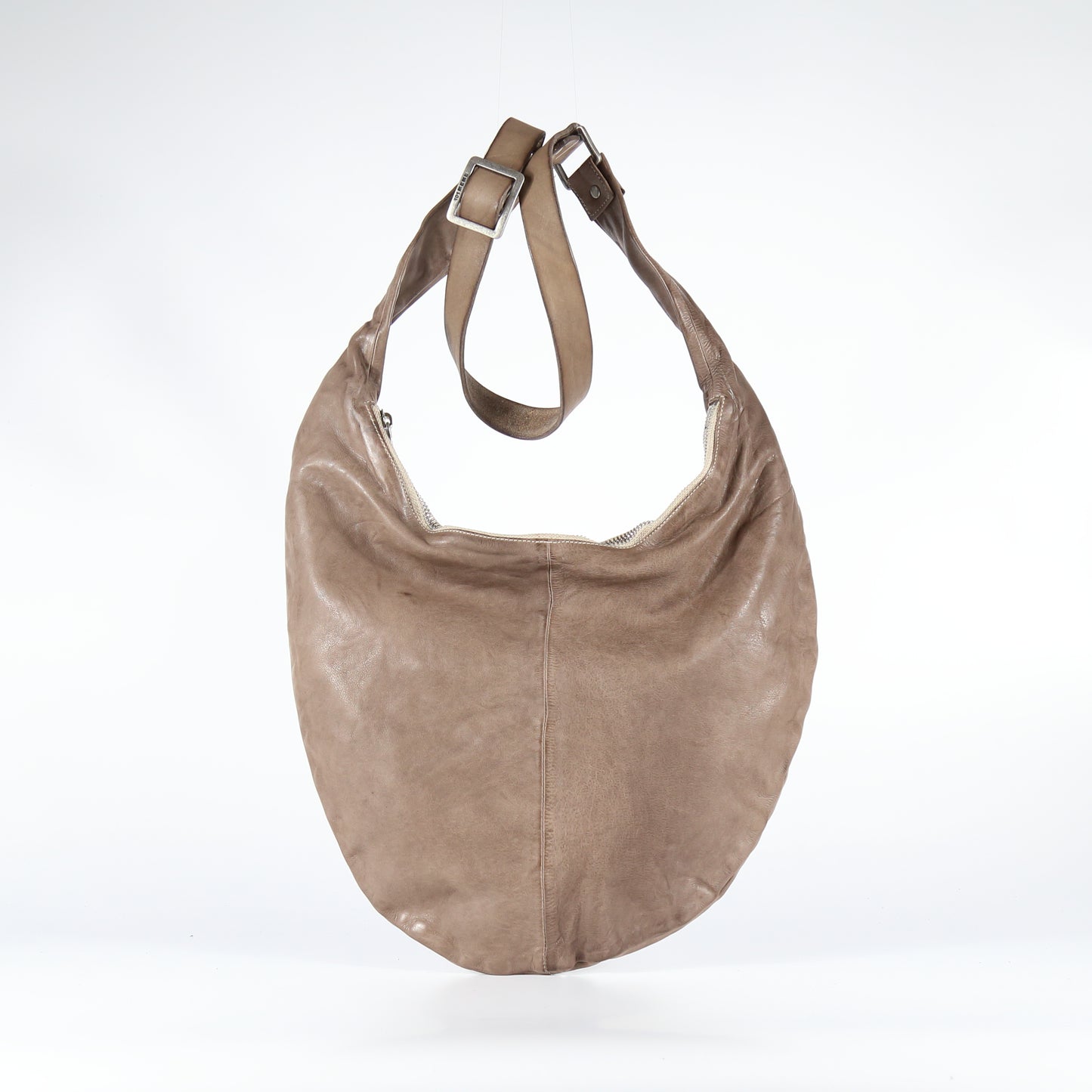 Cross body Nikita in pelle colore taupe