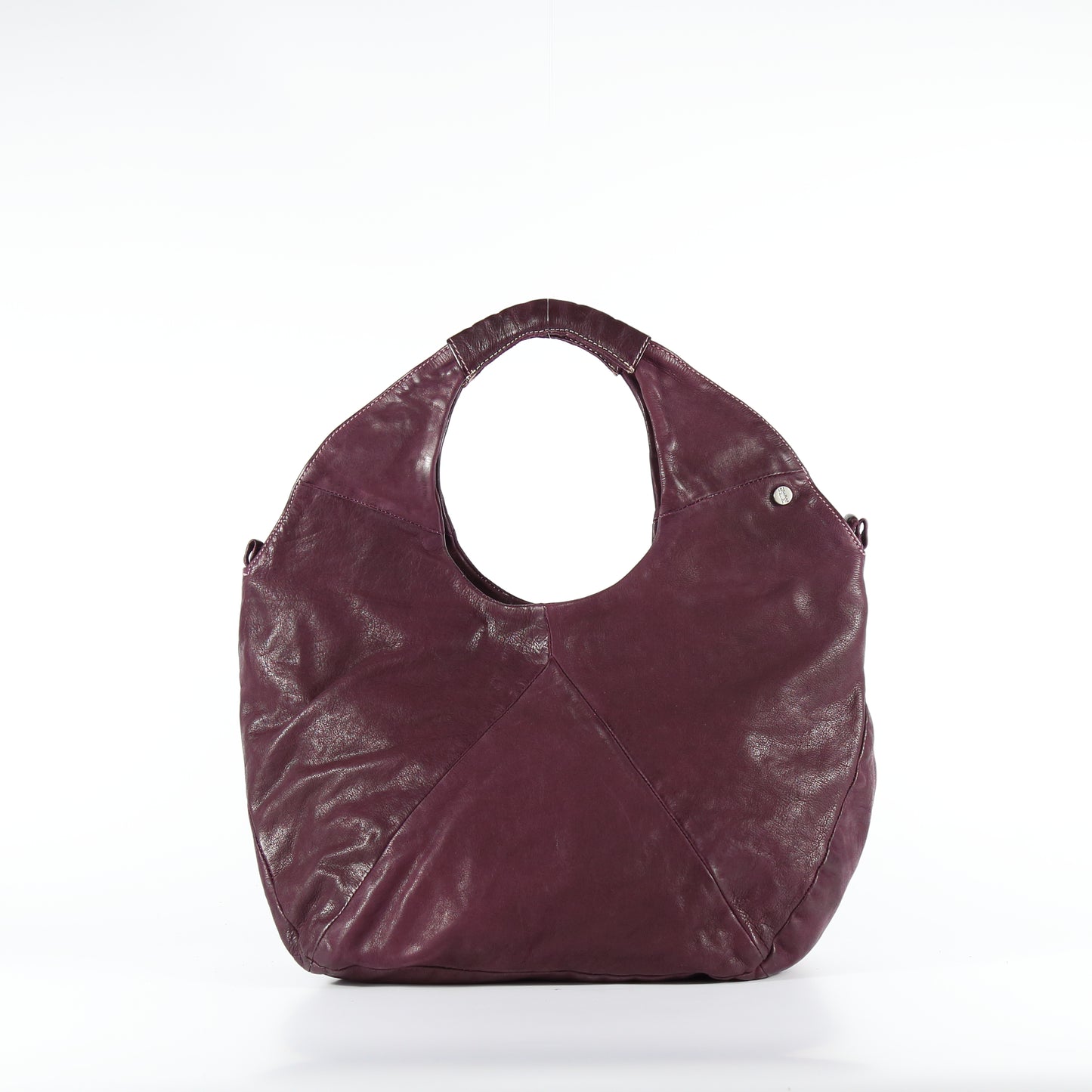 Shopper Lavinia in pelle colore amarone