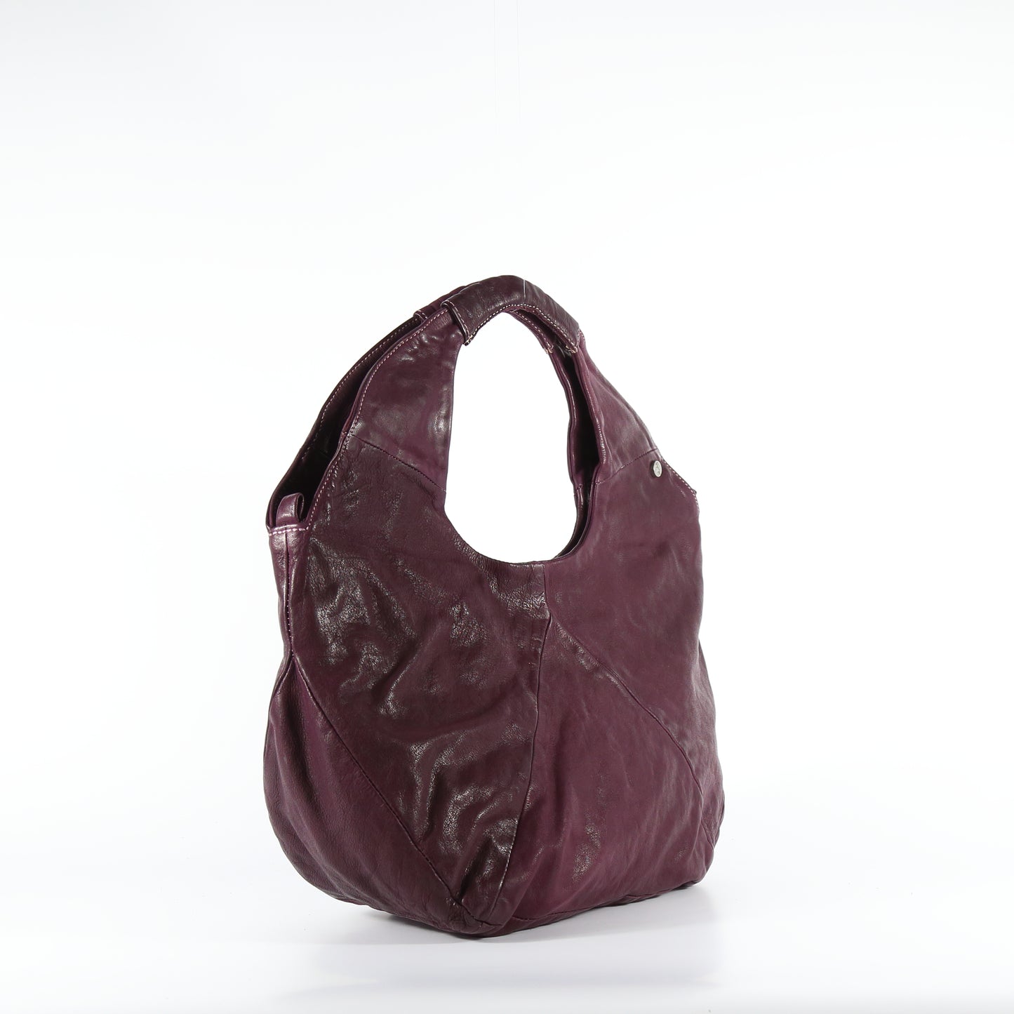 Shopper Lavinia in pelle colore amarone