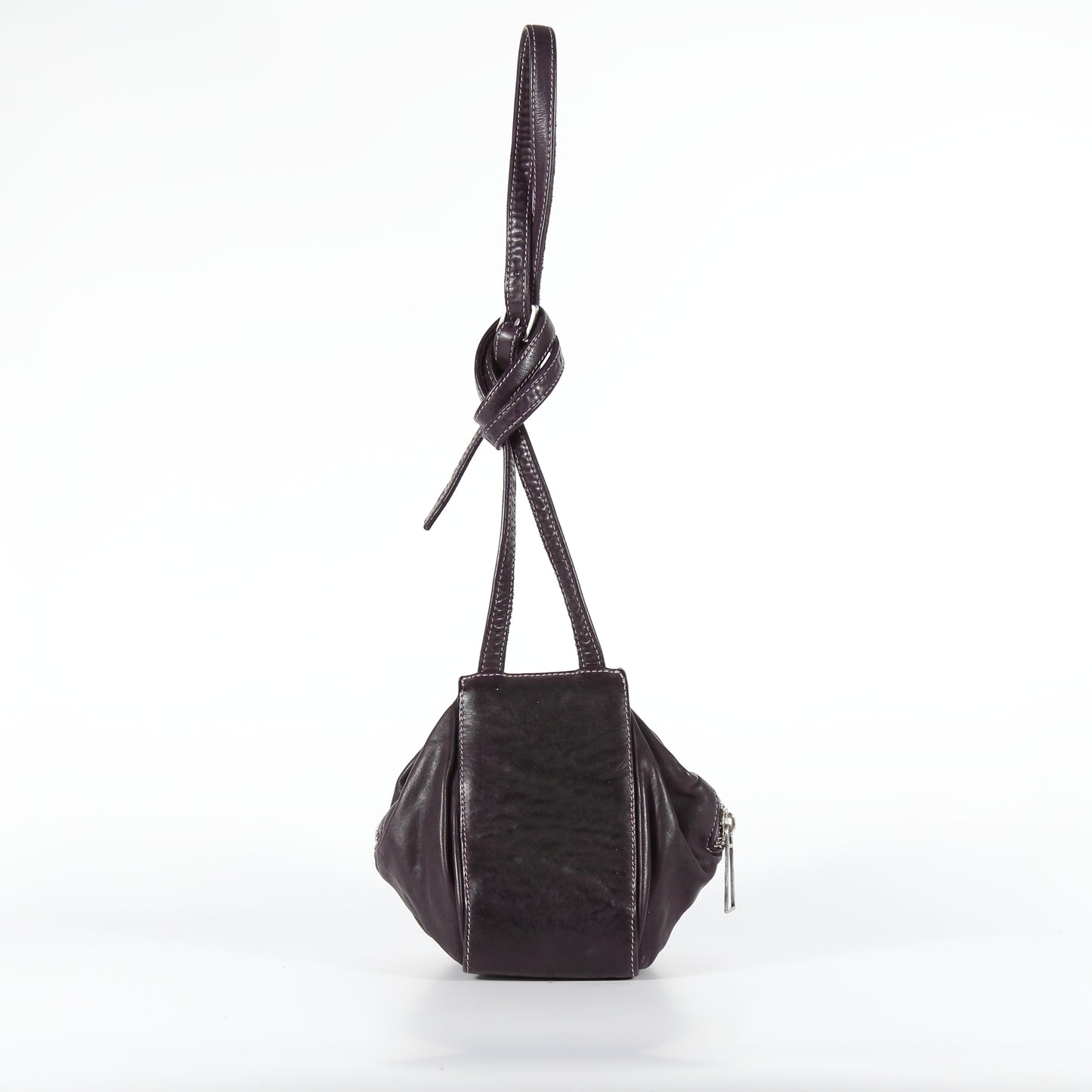 Bice shoulder bag in amethyst colored leather