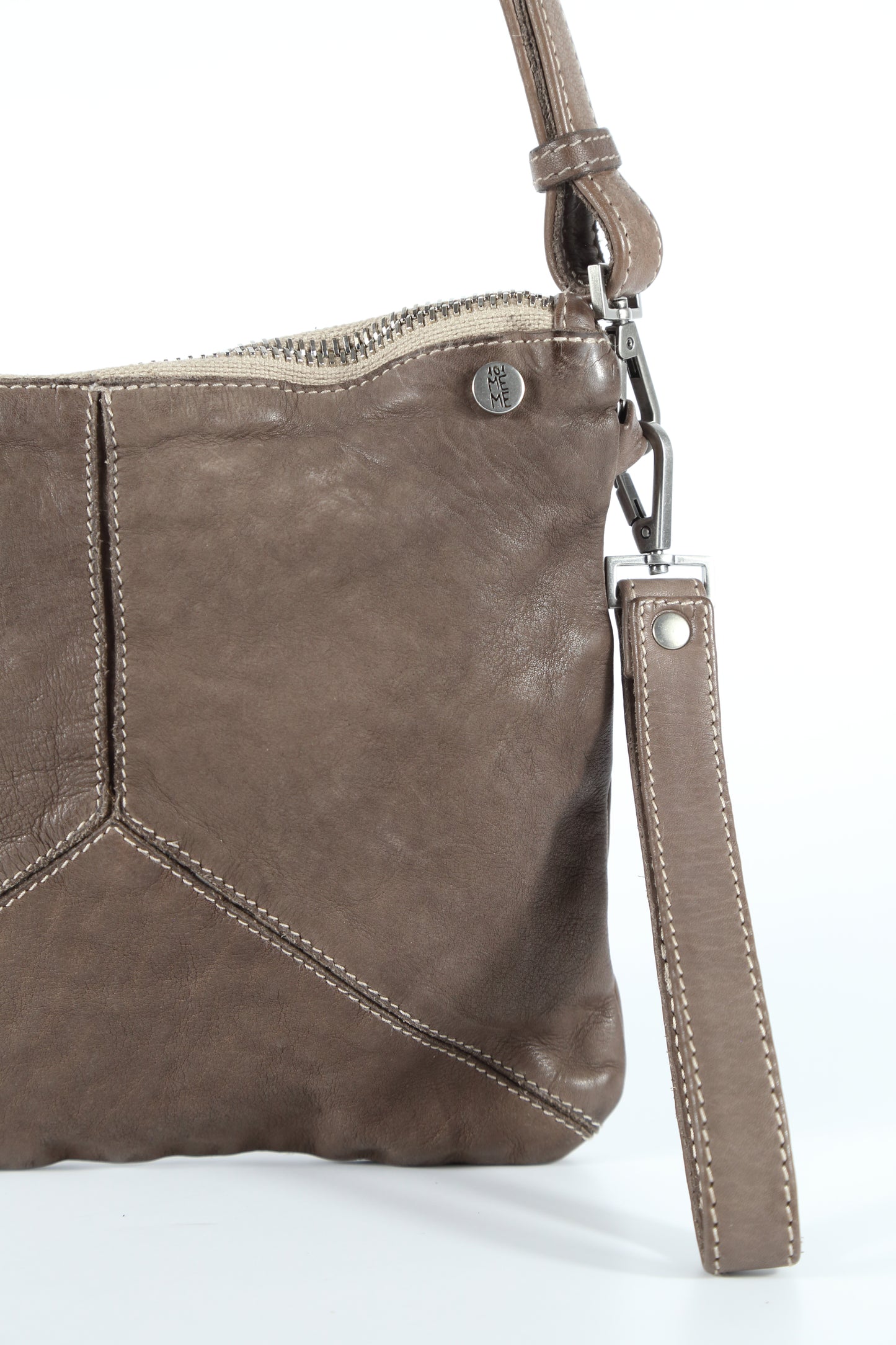 Trilliy small crossbody bag in Sarcelle-colored leather