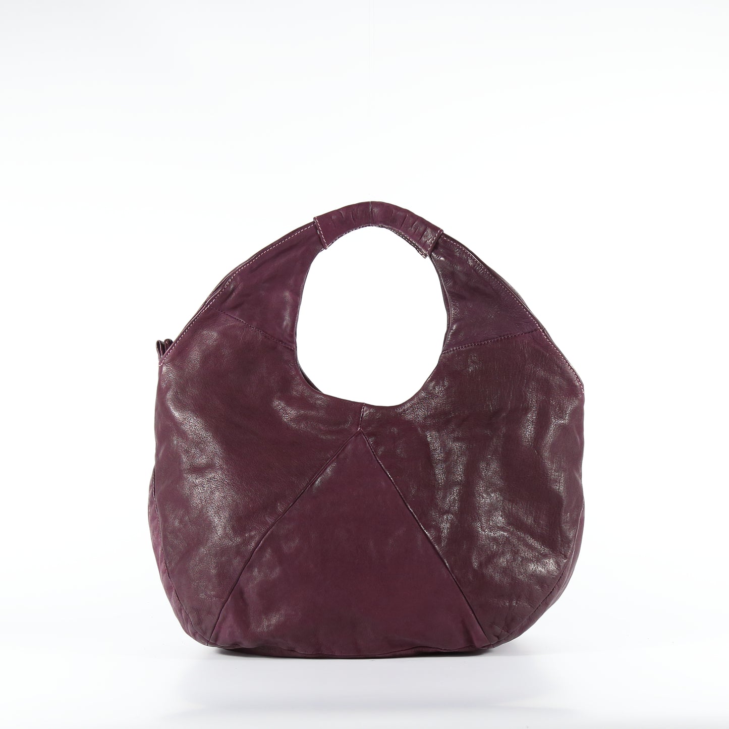Shopper Lavinia in pelle colore amarone