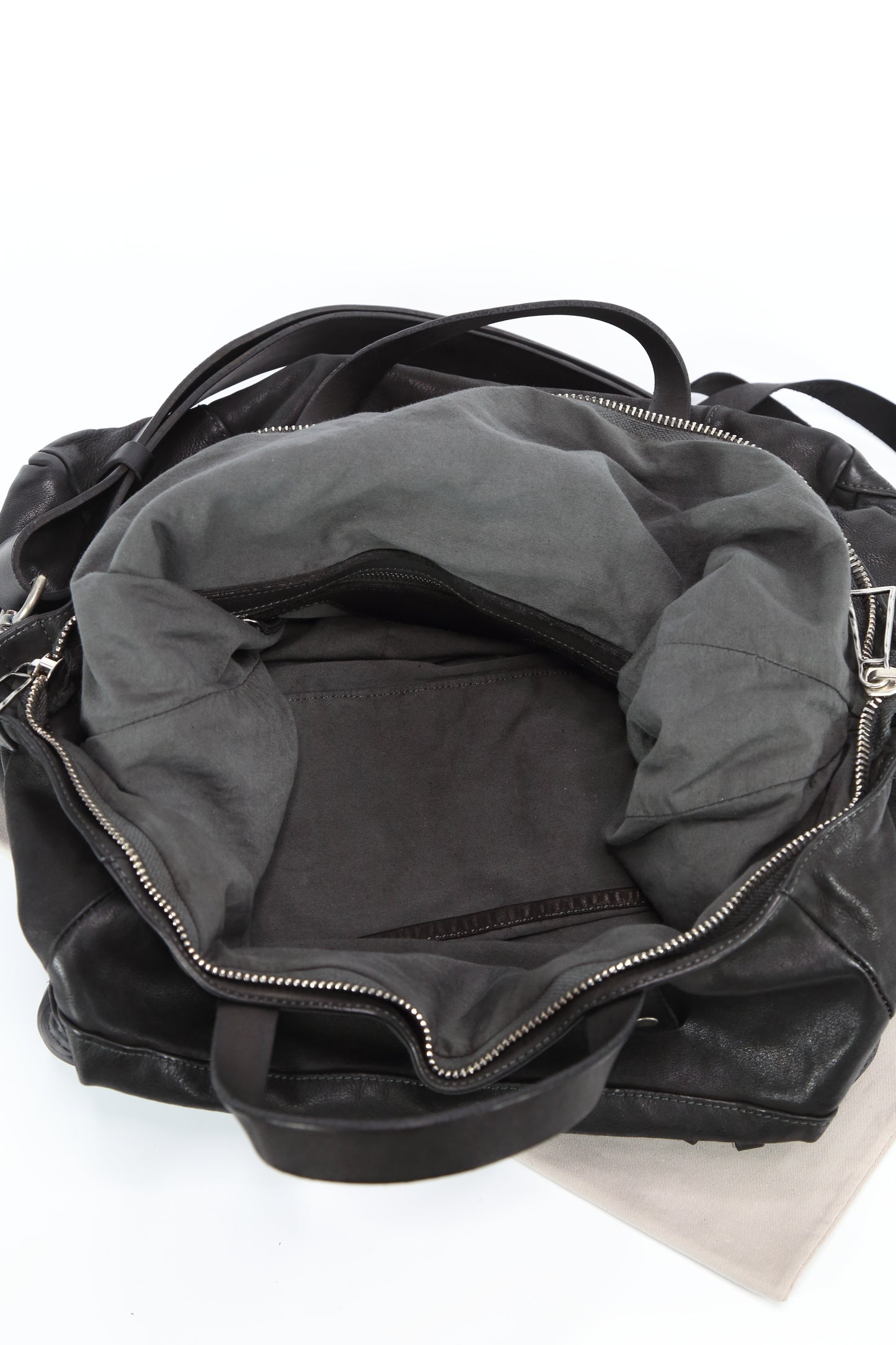 Borsa da lavoro Furio in pelle nera
