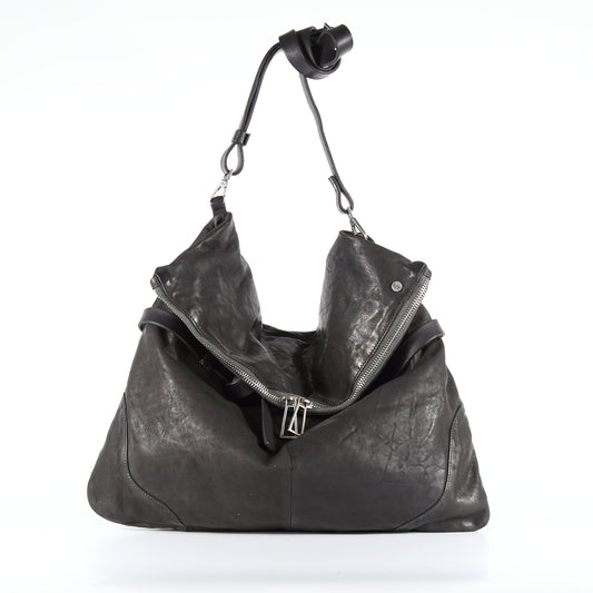 Borsa monospalla Verdiana in pelle nera