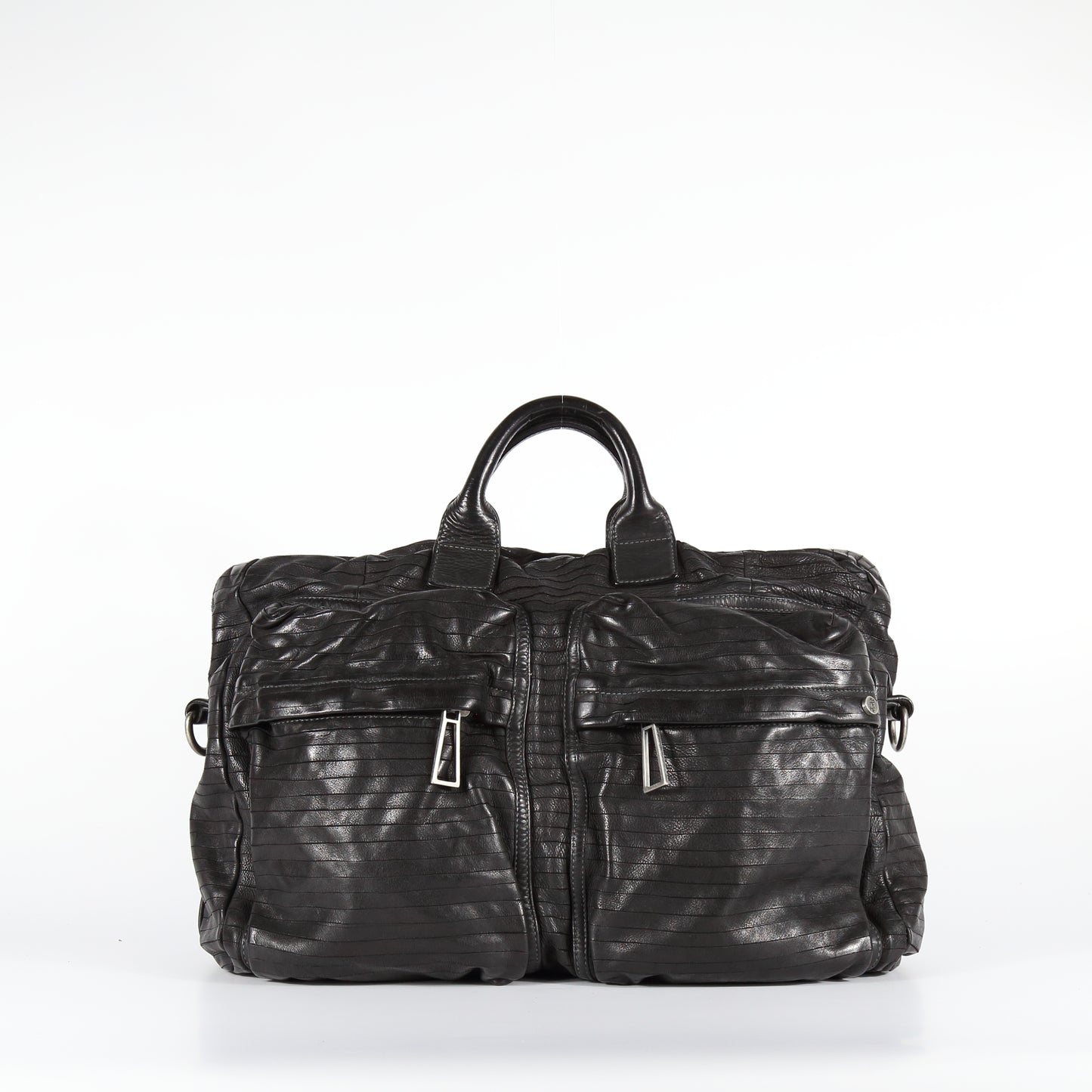 Morfeo Arpa work bag in black leather
