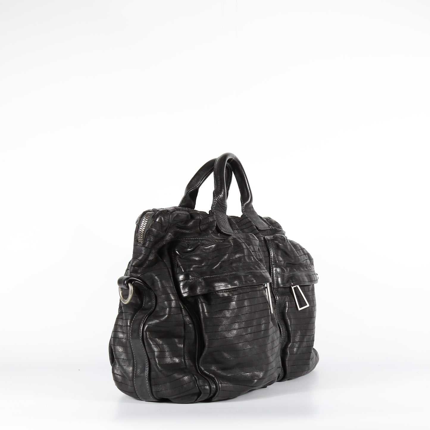 Morfeo Arpa work bag in black leather