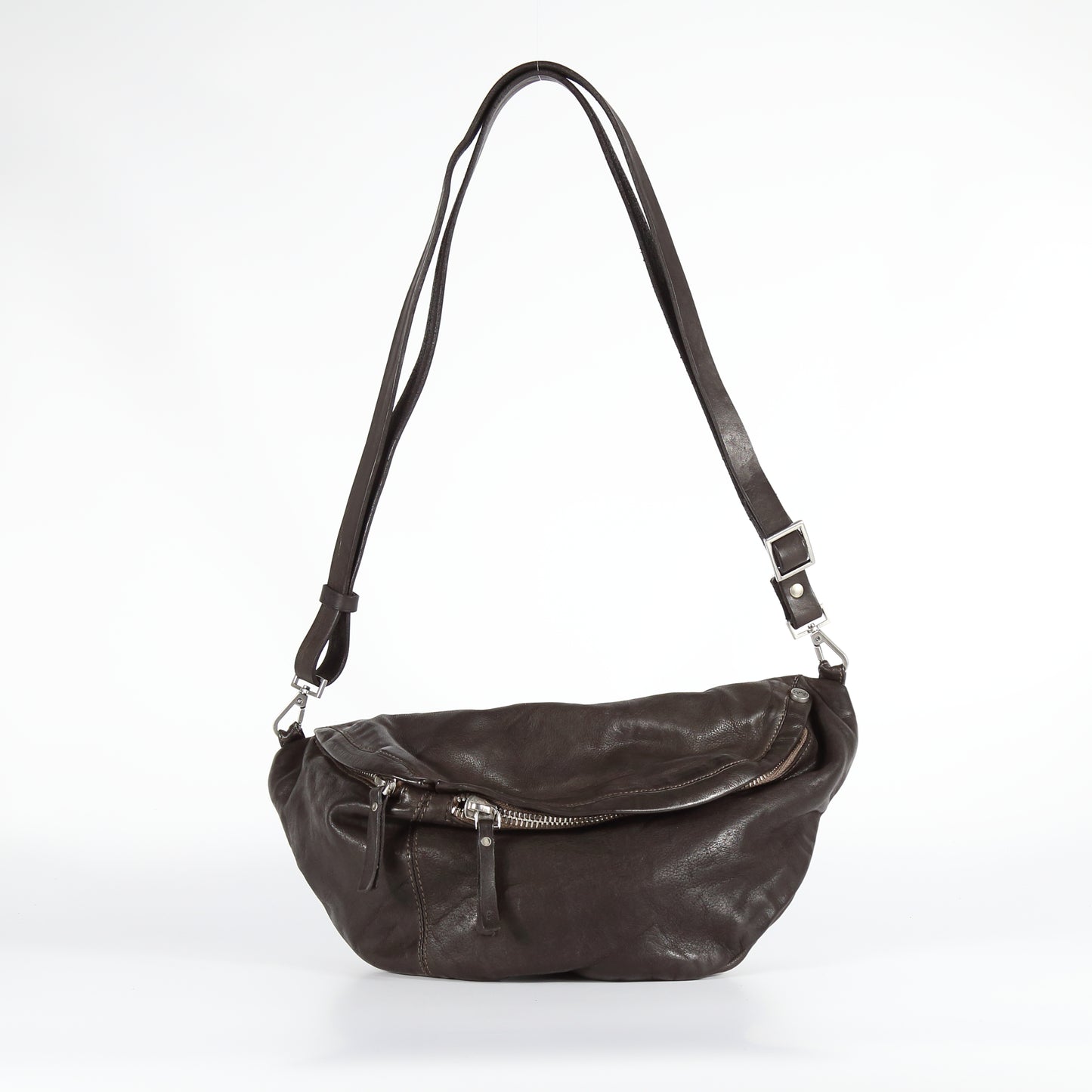 Cross body Dago in pelle colore t.moro