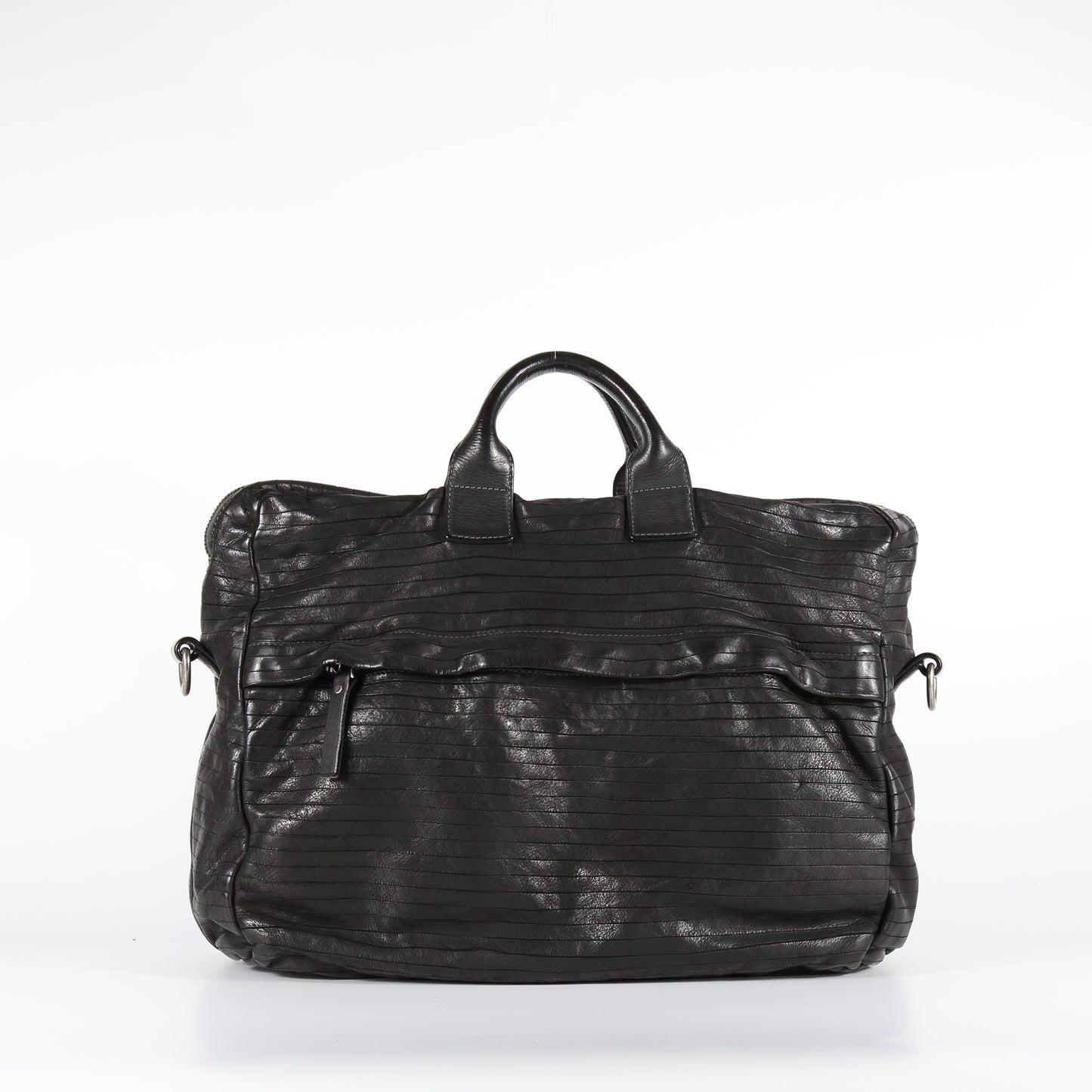 Morfeo Arpa work bag in black leather