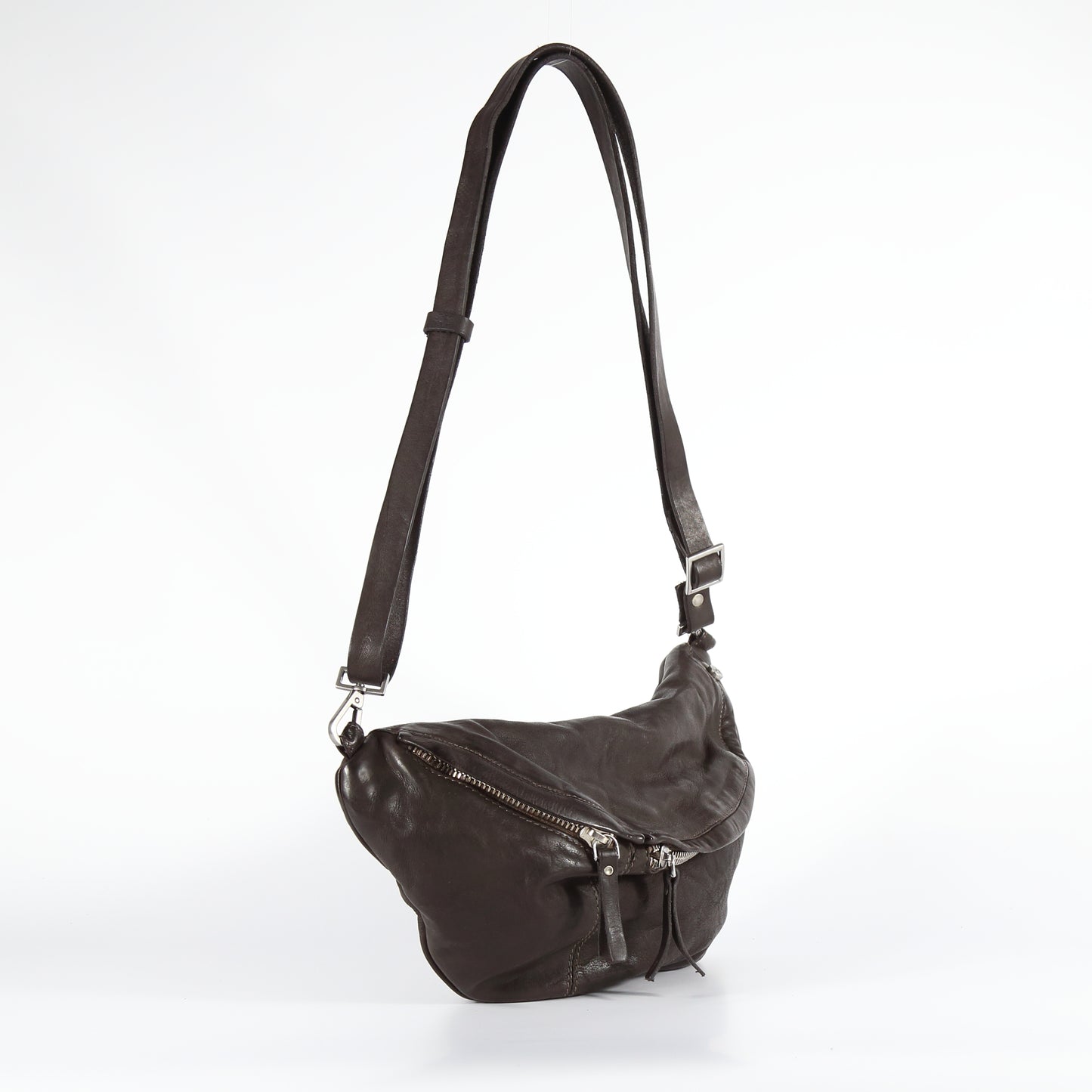 Cross body Dago in pelle colore t.moro