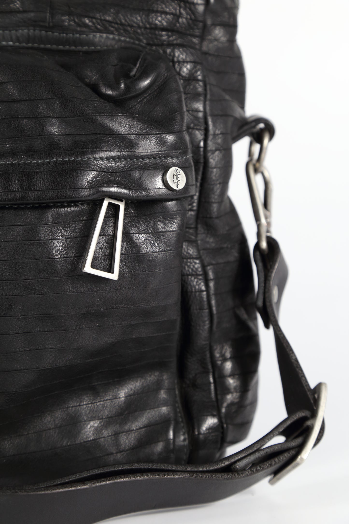 Morfeo Arpa work bag in black leather