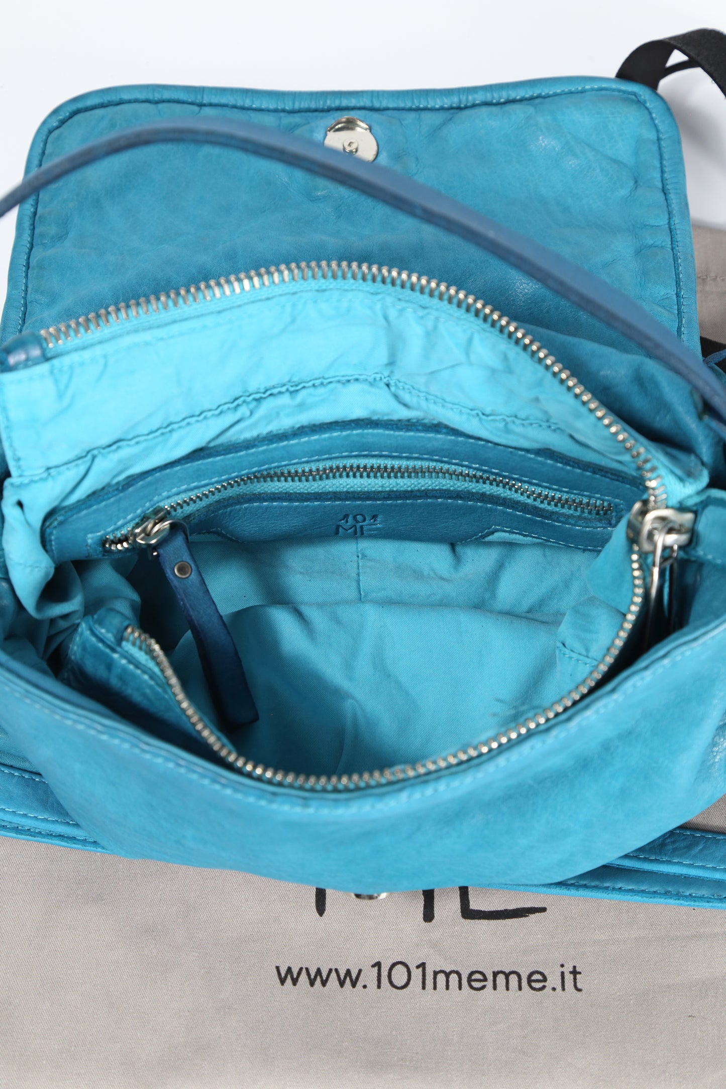 Borsa Rada tube in pelle colore lake